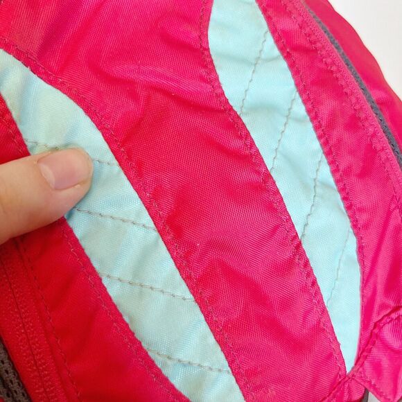 Camelbak Mini M.U.L.E. Hydration Pack Mini Backpack Hiking Running Pink and Mint - Picture 7 of 7